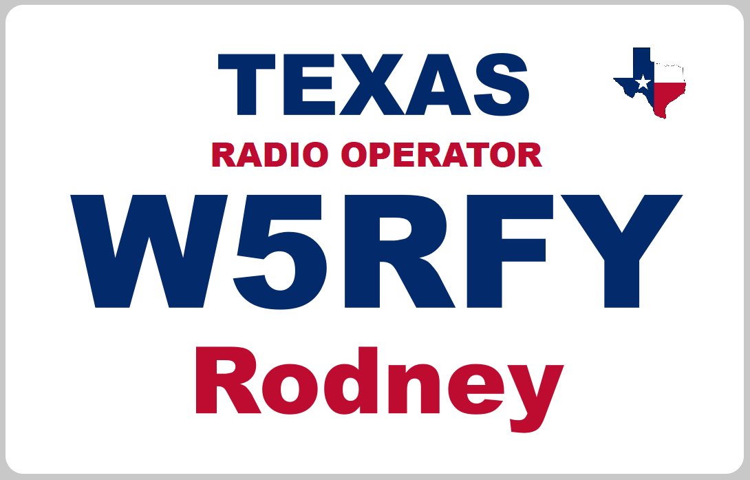 HoustonHamRadio's tweet photo. Why yes, I will be glad to make you a personalized name badge based on all 50 state's license plates with your choice of mounting hardware for only $10 and fast, low-cost shipping. High quality #NameBadge #hamradio

https://t.co/zYd9hOvHoI https://t.co/R8vtWQHr2Y