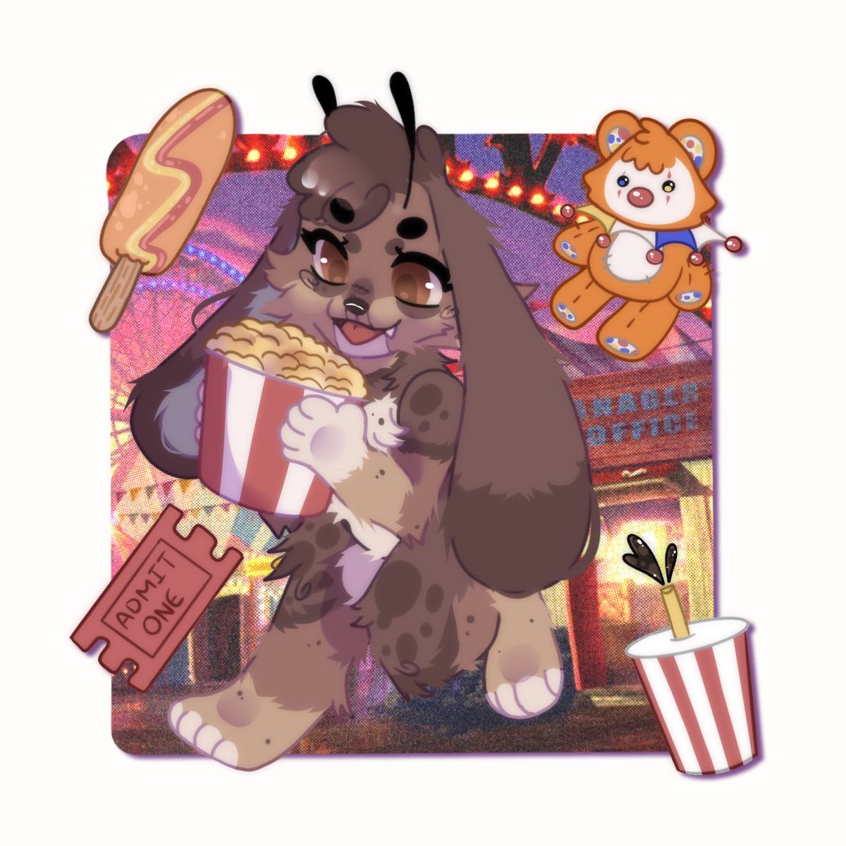 TeaSprouts's tweet image. 1/2 of my August charm mail!!
-
♡ + ↻ are appreciated
-
#artist #art #furryart #furryartist #digitalart #DigitalArtist #furryartwork