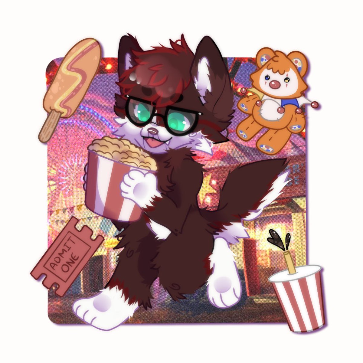 TeaSprouts's tweet image. 1/2 of my August charm mail!!
-
♡ + ↻ are appreciated
-
#artist #art #furryart #furryartist #digitalart #DigitalArtist #furryartwork