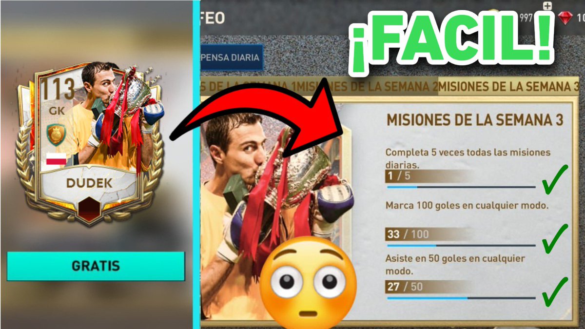 NUEVO VIDEO 🔥
youtu.be/F5M0pz0wTE8
TRUCO PARA SACAR ANTES A DUDEK Y R. CARLOS✅

AGRADEZCO 🔄 Y ❤️
<a href="/fifagreiff/">FIFAGREIFF🇨🇴</a> <a href="/tutiofifa/">Tío Fifah 🇨🇴 🇵🇸 حرة</a> <a href="/NeuxFM/">Neux</a> <a href="/_thetonyg_/">TheTony 🇨🇷</a> <a href="/nitrofm7/">Nitro Fm🐲</a> <a href="/XiRoOn_7/">XiRoOn</a> <a href="/legas1710/">L E G A S</a> <a href="/TeamVCyt/">TeamVC🇨🇴</a> @jesus_lpa <a href="/FrankH2H/">FrankH2H</a> <a href="/ALANDROID23/">ALANDROID🦁🇵🇾</a> <a href="/__Marlon_19M/">♕</a> <a href="/GFXDESINGNER/">.</a> @El_PROFE_FIFA <a href="/tadeo__/">carlostadeocoronagon</a>