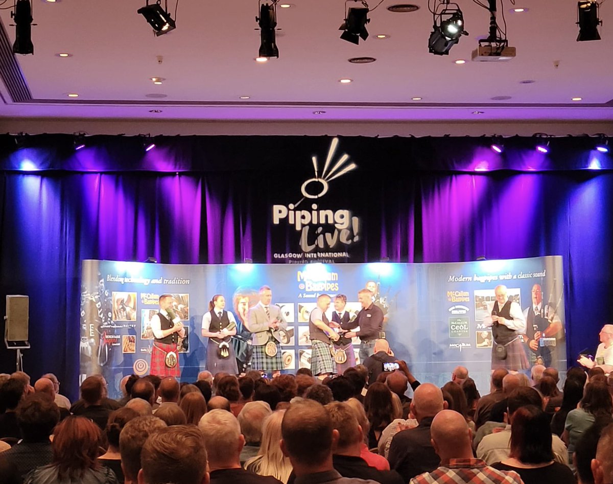 We have our winner! Congratulations to Stuart Liddell, winner of the Pipe Major Alasdair Gillies Recital Challenge. This flagship evening of piping was held in the sold-out Strathclyde Suite of the Glasgow Royal Concert Hall, sponsored by McCallum Bagpipes. . . #PipingLive2023