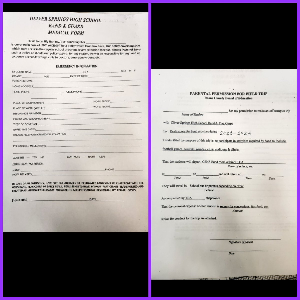 OSHS Drumline tweet media