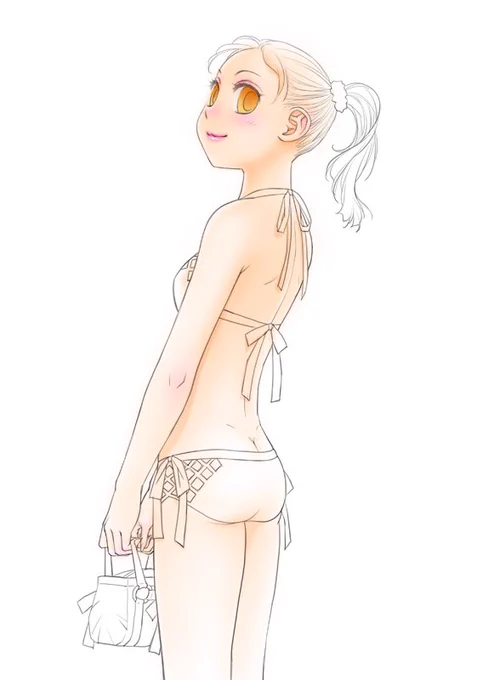 おはようございます〜からの〜おやすみなさい過去絵再掲…↓脳内補完があるって分かってても、なんか途中の絵とかラフとかの方が完成絵よりよく見えるんだよぉ〜 