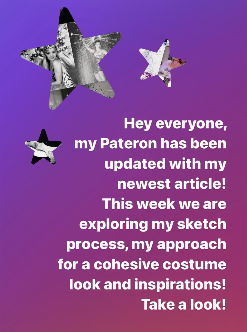 Hey everyone! It took me a little bit longer then I expected to put my article up on Pateron, but it is now live! patreon.com/posts/dream-li… If you would like to donate to support my art Venmo-varlavavoom! Find me on tiktok @varlavavoom #burlesque #burlesquecostume #sewing #occult