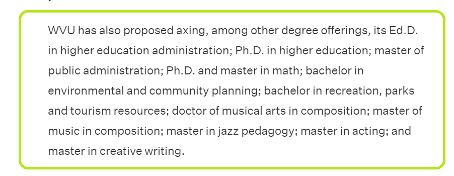 arzewski's tweet photo. Music composition degrees in the news

University of West Virginia, Morgantown https://t.co/lNSsDHOGQg