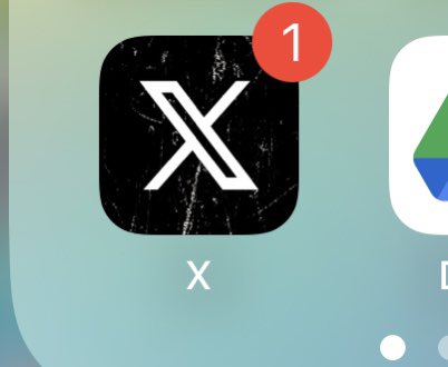 Over here trying to figure out what happened to my phone screen when I realize that “X” is just trying to be cool and edgy.