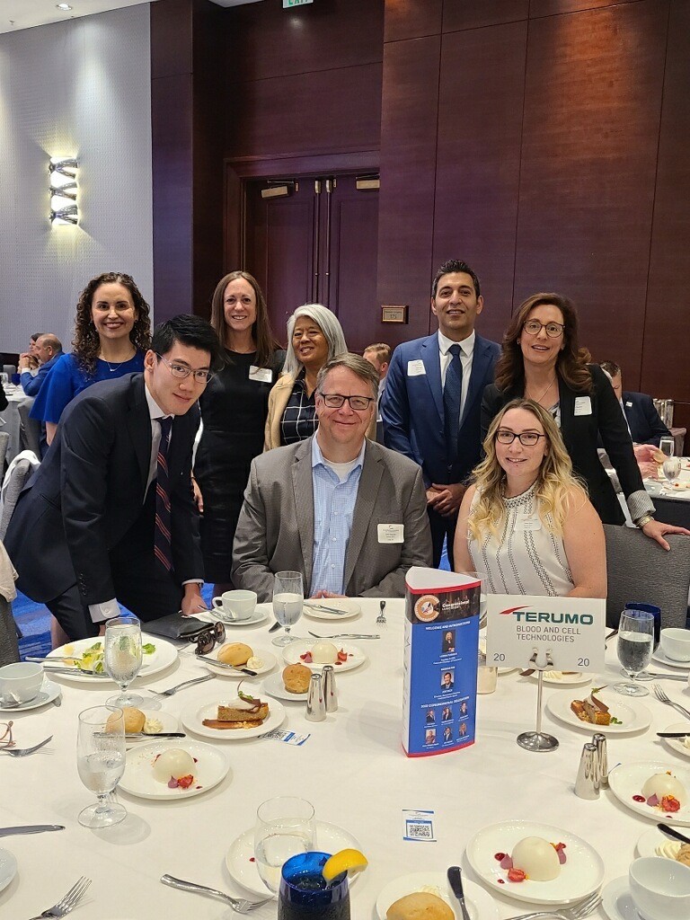 terumobct's tweet photo. The Terumo Blood and Cell Technologies' team enjoyed the discussion at @ColoradoChamber's 2023 Congressional Luncheon. Topics included workforce development and affordable housing. https://t.co/nABQwssMfM
