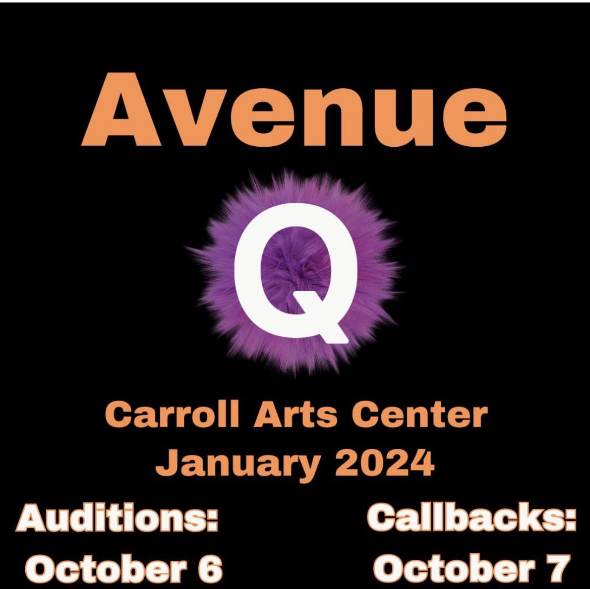 sts_theatre's tweet photo. Get ready for our first musical of 2024....Avenue Q. You don't want to miss your chance to be part of this production. 

Audition Information is available here: https://t.co/82KIqCxcg5 

#theatre #musical #avenueq https://t.co/cN9HudI7t5