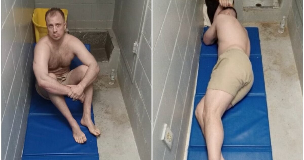 KaCurrie_45's tweet photo. These are J6 prisoners 😡 WTF is happening!!! They are not being treated like humans 😡😡😡
@SpeakerMcCarthy do something!!!! https://t.co/XowRBc8LaL
