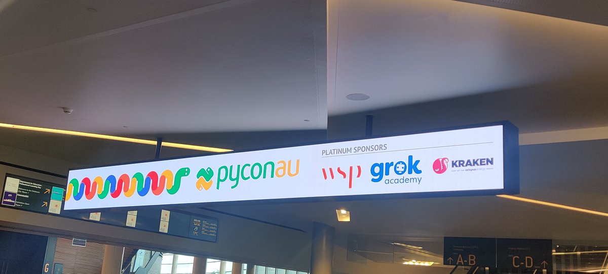 pl_davidson's tweet image. PyConAU Day 1! 🐍 #pyconau