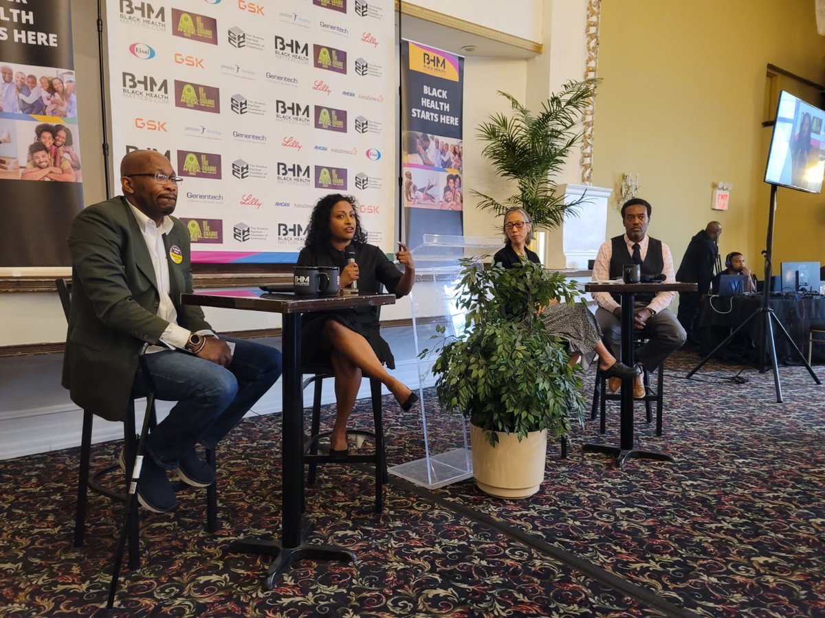 Powerful #BlackHealthMatters #MentalHealth #HarlemWeek Health &amp; Expo by <a href="/BHMinfo/">Black Health Matters</a>. Incredible panelists 🫶. Shared living with #depression #PTSD #suicide #trauma and work <a href="/SISFI/">Scudder Intervention Services Foundation Inc SISFI</a> <a href="/SuicideInstitut/">The Suicide Institute- training, research, support</a> <a href="/SuicideCouncil/">Suicide Council</a> <a href="/CrisisLifeline/">SISFI's 24/7 Depression Suicide Crisis Lifeline</a> <a href="/SISFI_ASFARWC/">SISFI's Suicide First Aid Response/Wellness Center</a>. Great meeting you <a href="/elijahwestbrook/">Elijah Westbrook</a> 🙏