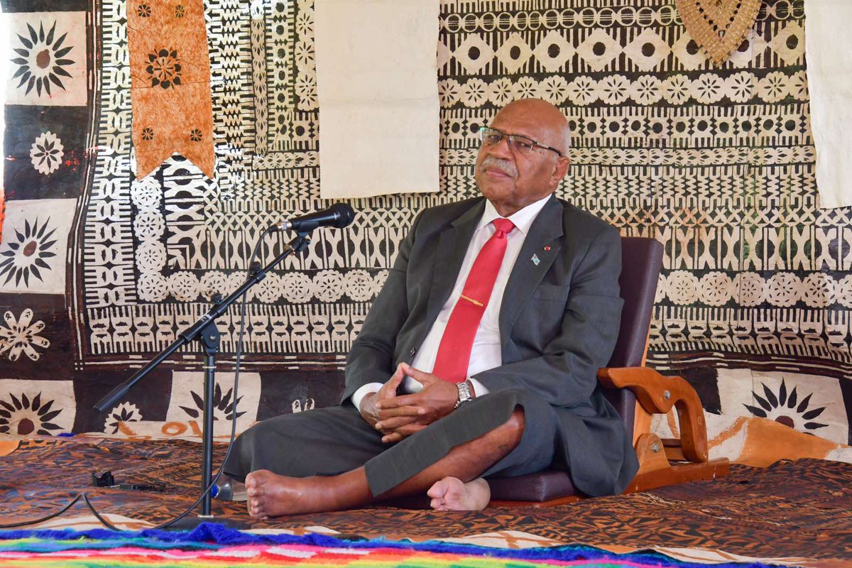 slrabuka's tweet photo. Bula Vina'a mai na oro va'aturaga o Yaroi. Dra'i vina'a i Lalagavesi na ena sa mai dola a Bose Ni Yasana Va'aturaga o Ca'audrove. @fijianaffairs https://t.co/u0MYW1Uy8t