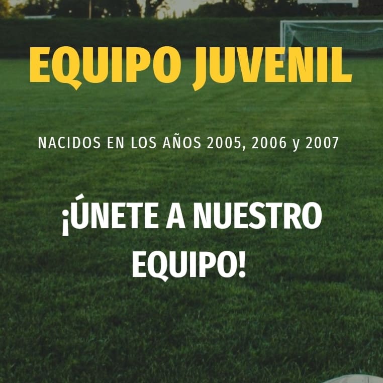 ¡NO LO DUDES!
¡ÚNETE A NUESTRO EQUIPO!
#YOSOYMARIBÁÑEZ
#FÚTBOL
#JUVENIL
#AMIGOS