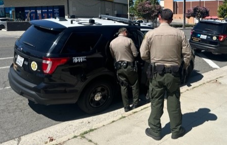 CVLASD's tweet photo. Our Summer Crime Enforcement Program Deputies were busy this week. They assisted on 3 search warrants, made 9 narcotic arrests, and wrote 23 citations. Some of the items siezed were marijuana and mushrooms. Further, they found a firearm and hollow point ammunition. #LASD https://t.co/BHvVAj8Q9R
