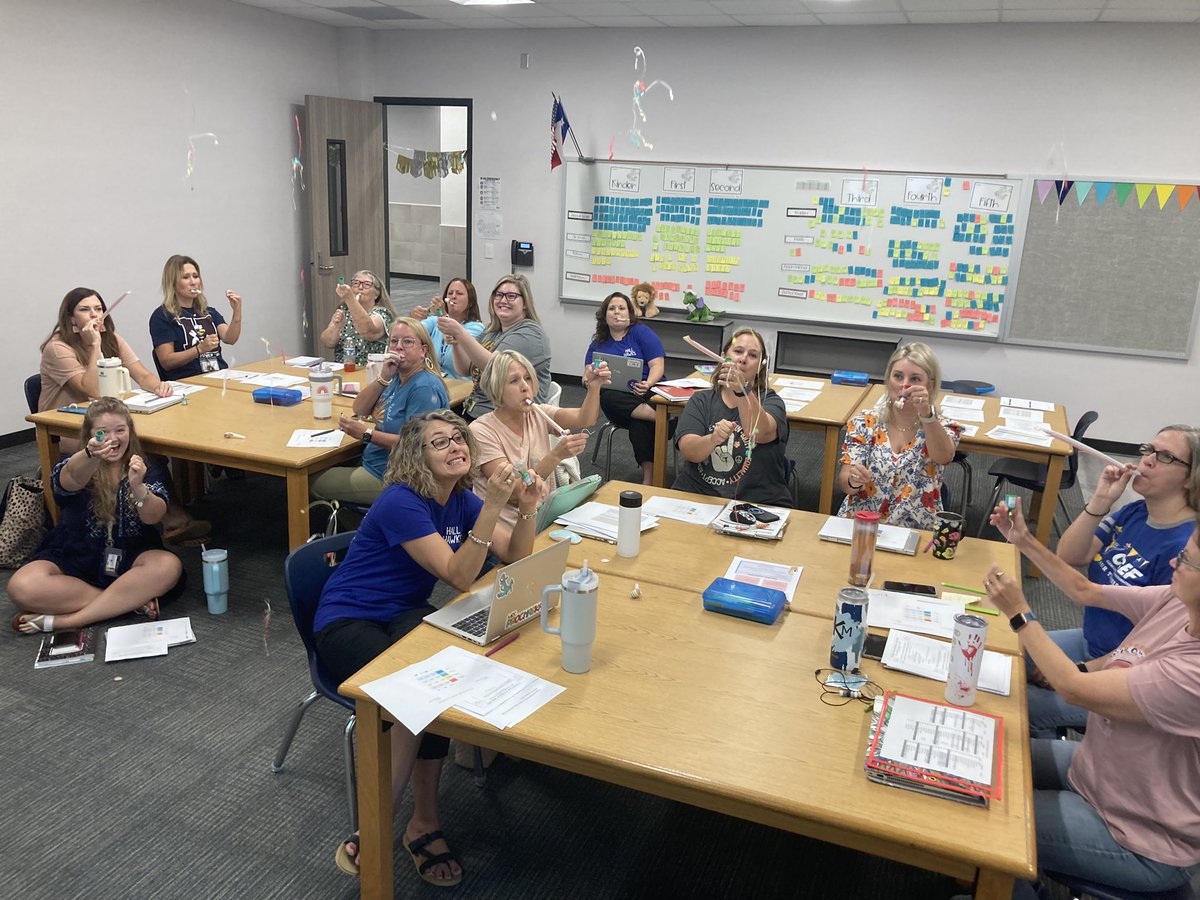 lsyrinek's tweet photo. Celebrating our ELA data. You make a difference! #ccisdmoments @HallHawks https://t.co/TBk7jIN0E6