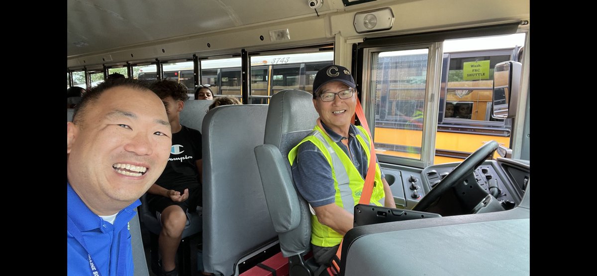 I made a new friend today! Many thanks to all of the bus drivers out there that keep our kiddos safe.