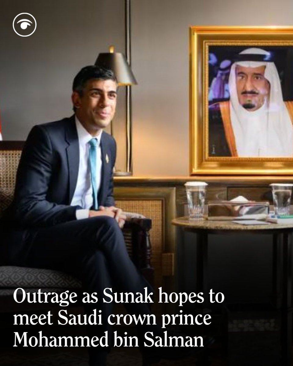 “This man – who authorised the brutal murder of Jamal Khashoggi and presides over a dismal human rights record – should not be receiving a warm welcome from the UK government."

Full story and reaction 📰 tinyurl.com/ymfmvpdt