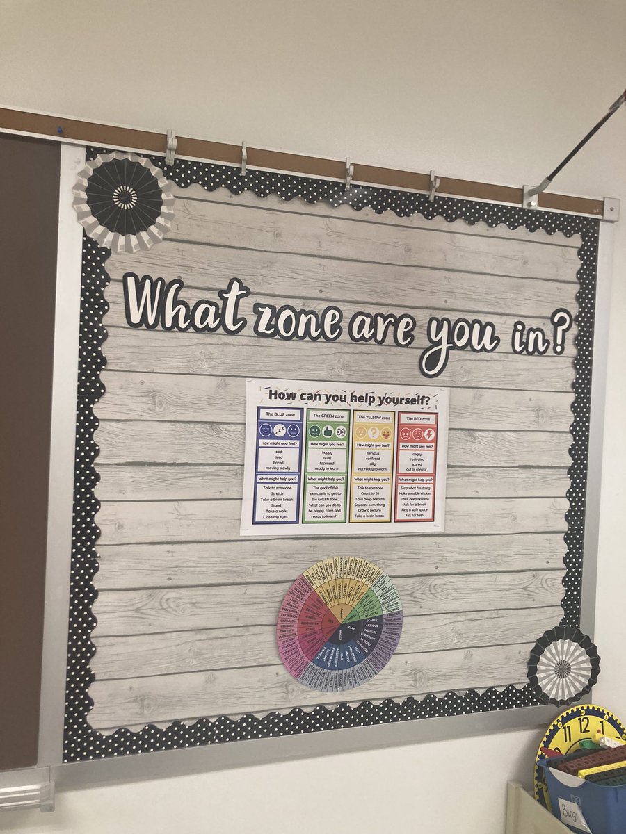 mrssavmcnab's tweet image. So excited for this school year! Especially my #zonesofregulation bulletin board! ❤️💛💚💙 @FZSchools