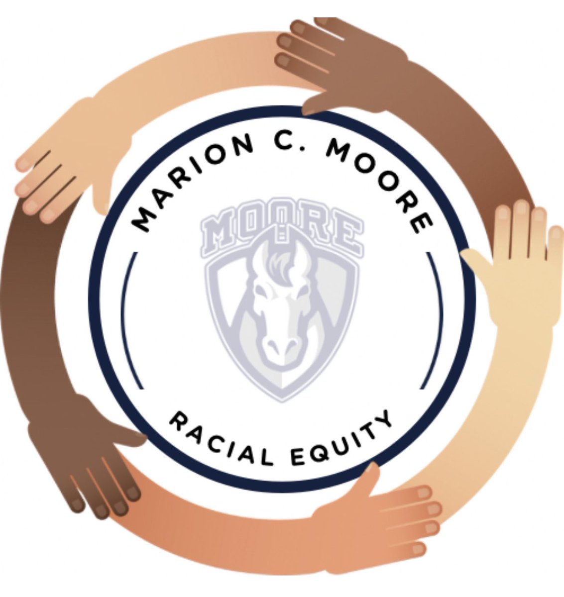 Kim Baker (@mooremustangsml) on Twitter photo The <a href="/mooremustangs/">THE Marion C. Moore</a> Racial Equity team got to work today with our amazing leader @garymotley. <a href="/whit_hand15/">Whitney Handley</a> killed it with the logo and the message. 🖤🤎🤍 #lovemyteam #knowMoore #racialequity #JCPSML The <a href="/mooremustangs/">THE Marion C. Moore</a> Racial Equity team got to work today with our amazing leader @garymotley. <a href="/whit_hand15/">Whitney Handley</a> killed it with the logo and the message. 🖤🤎🤍 #lovemyteam #knowMoore #racialequity #JCPSML