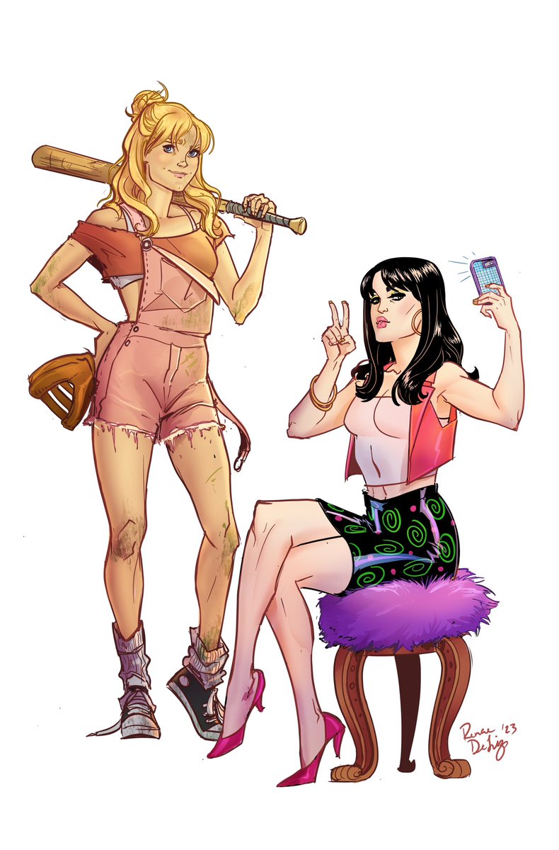 RE-DRAW of a Betty & Veronica fan-art piece @ArchieComics drew when I was 10 years old! (See other post for old images) 

Thanks Archie! ❤️ @pellertweeto 

#archiecomics #comics #bettyandveronica #archie #renaedeliz #confidence