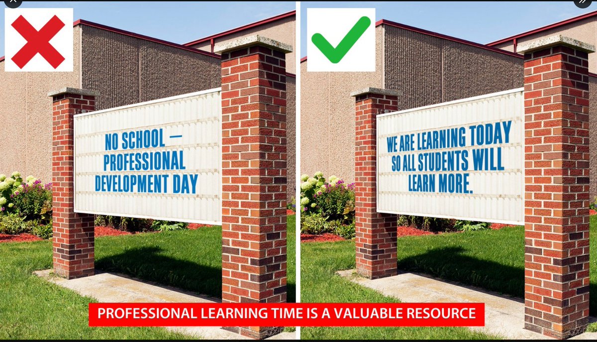 A2: It’s important to communicate the WHY. You can do that in big ways and small ways, like what you write on your school message board.  #PrincipalOfficeHours