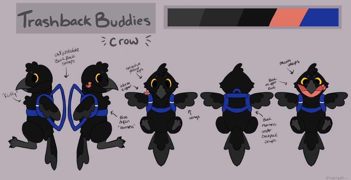 Slumberyote's tweet photo. I got alot of suggestions for bag species. What would you like to see for round 2 if the first kickstarter goes well? https://t.co/vESNa3N7vF