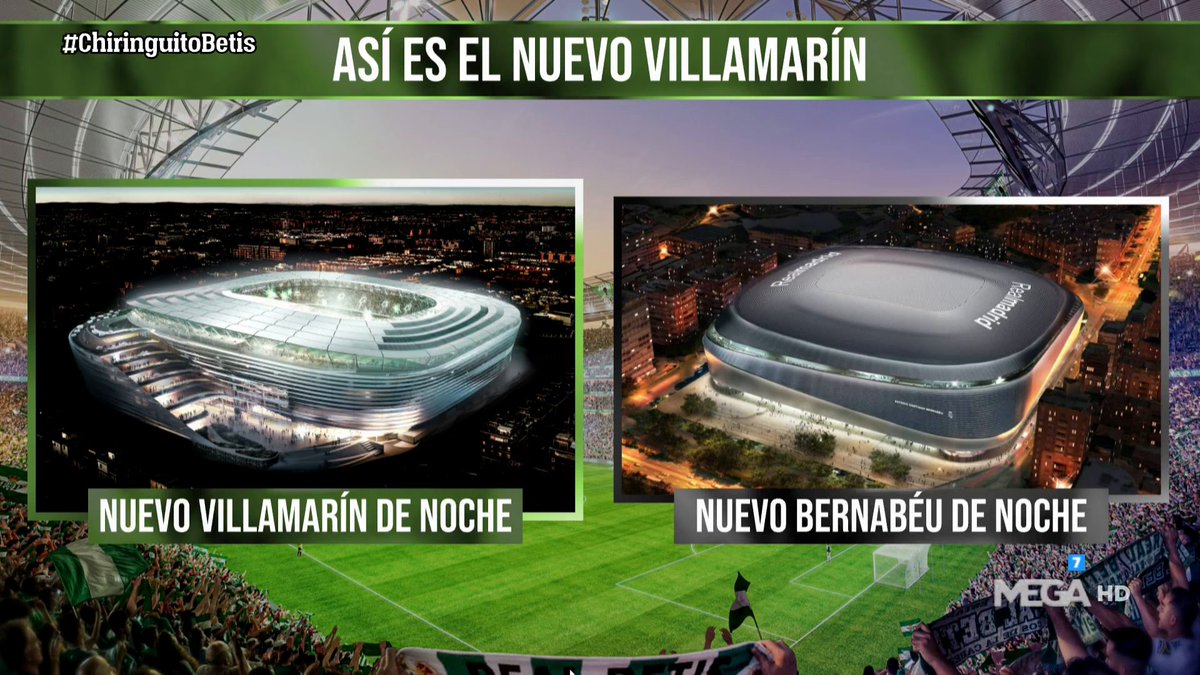 elchiringuitotv's tweet photo. 🤯 TRE-MEN-DO 🤯

💚🤍 Espectacular la futura nueva casa del Real Betis.

🏟️ Cuánto la vais a disfrutar, béticos... https://t.co/gLK9snxvHB