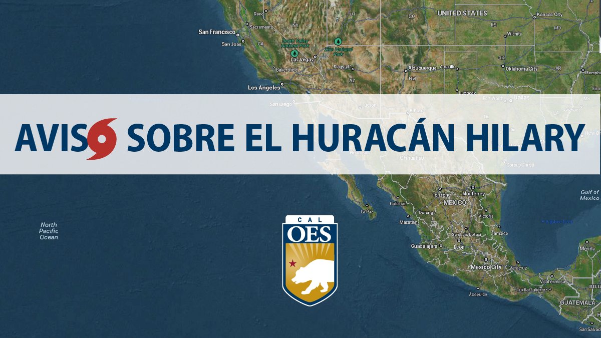 Conforme el Huracán Hilary se aproxima a California, <a href="/Cal_OES/">California Governor's Office of Emergency Services</a> se prepara para enfrentar los posibles impactos de la tormenta.
wp.me/pd8T7h-8sy