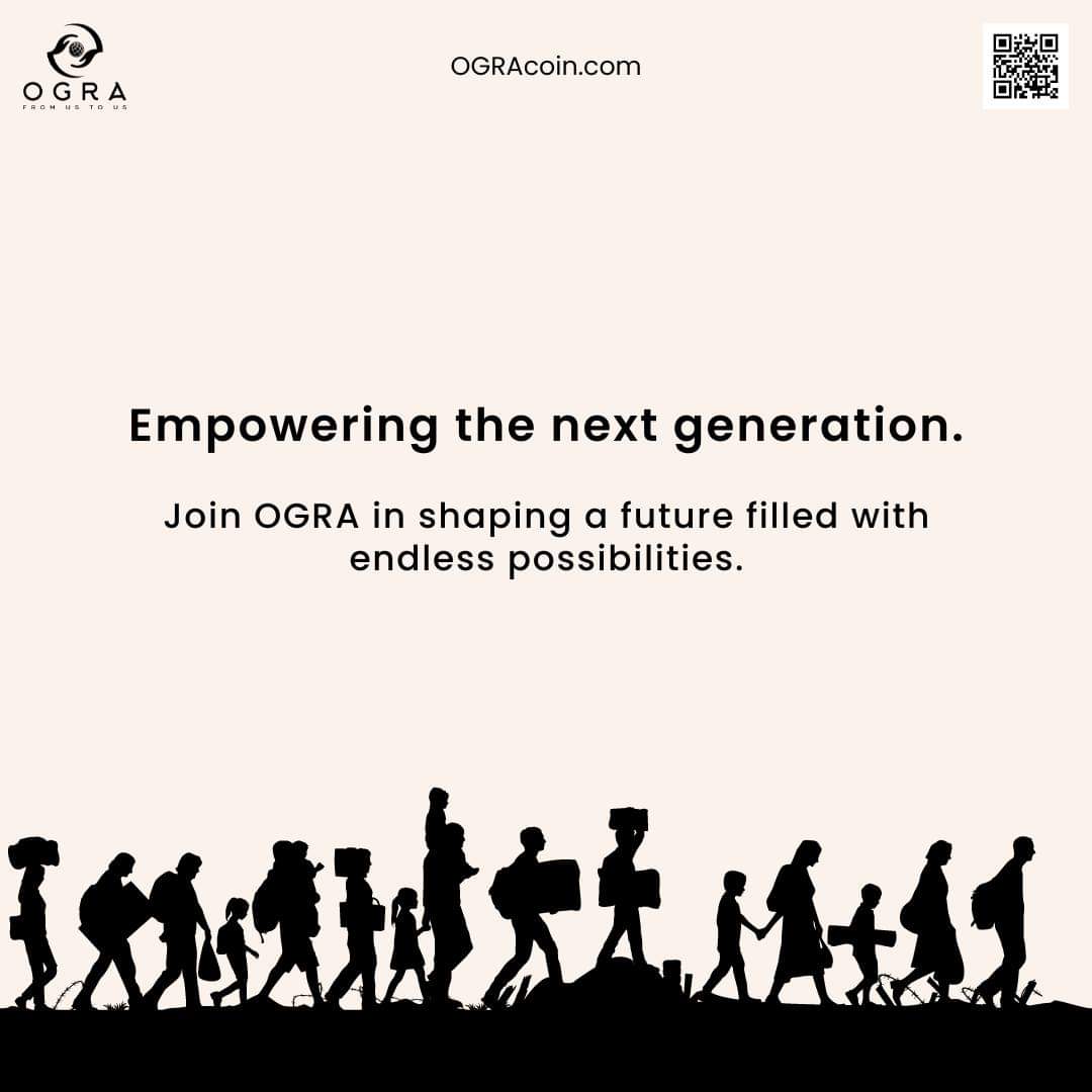 WJanpih20798's tweet photo. Join the OGRA community and be part of a movement that combines crypto, real-world assets, and philanthropy. With OGRA, you can invest in land, hotels, and NFTs while contributing to the education and well-being of refugee children. #refugeekidsacademy #OGRA #fromustous #Together https://t.co/PdOXjepu1K