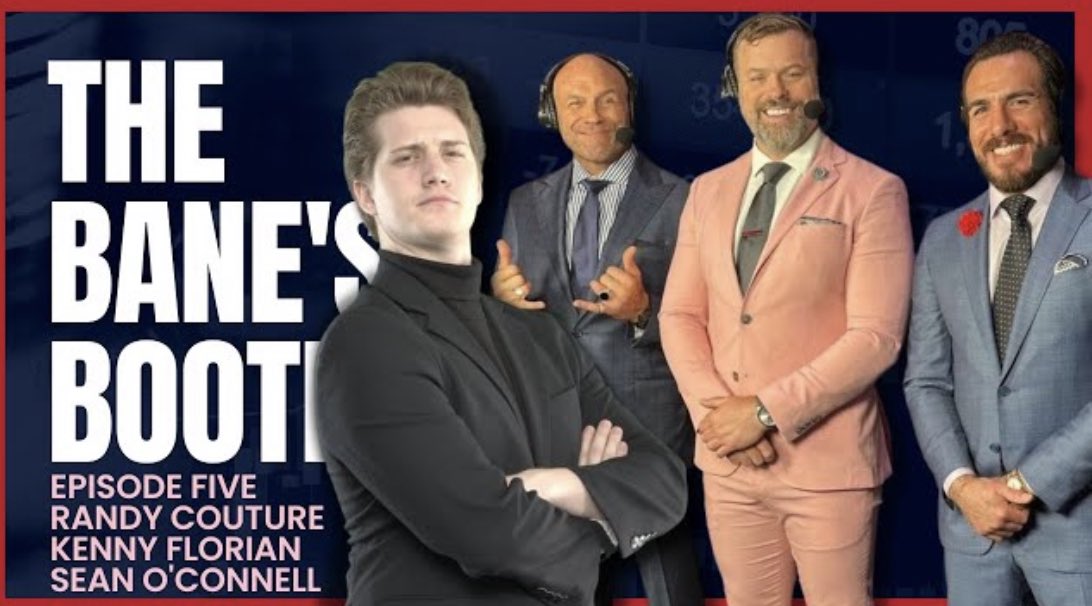 🚨 The Bane’s Booth 🚨

Launching a new sit-down interview show,  featuring combat sports fighters and figures 👊🏼

First 5 Episodes: 
🍺 John Morgan (<a href="/JohnMorgan_MMA/">John Morgan</a>)
🥋Kenny Florian (<a href="/kennyflorian/">Kenny Florian</a>)
🎙️ PFL’s Spanish Commentary Team 
🦎 Dan Hardy (<a href="/danhardymma/">Dan Hardy</a>) 
🎤 PFL’s English