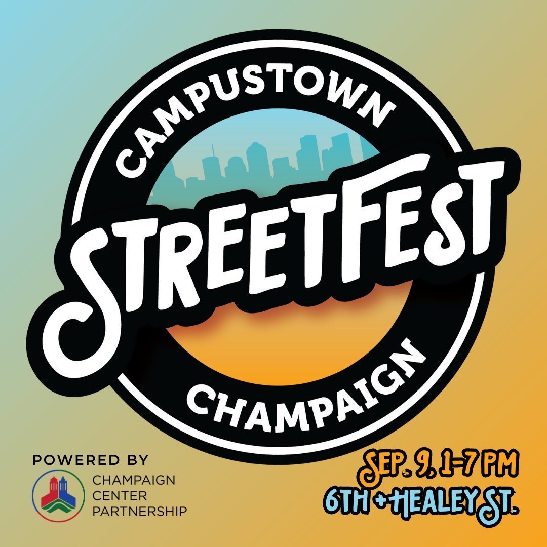 wouldn’t it be sweet if C-U’s downtowns were a cohesive whole?

the good folks at <a href="/ChampaignCenter/">Champaign Center Partnership</a> work day-in and day-out to do that. their next StreetFest is happening 9/9 from 1-7 pm FOR FREE on campus, w/ live music and local vendors. 

more info: champaigncenter.com

#ad