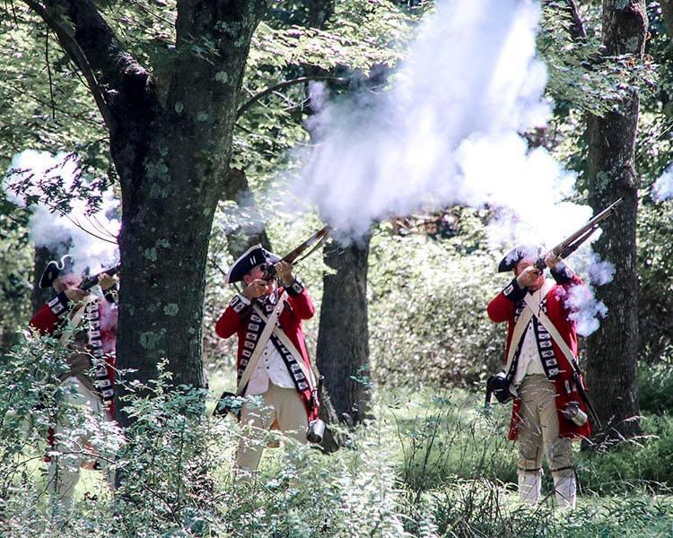 HouseMoland's tweet photo. Our reenactment is a little more than a week away. On August 26 from 10:00-4:00 we offer re-enactments of skirmishes, colonial music and artwork, blacksmiths and woodworking and much more. Please join us. Cash preferred for admission. @VisitBucksPA @visitPA https://t.co/FSHFxTc29l