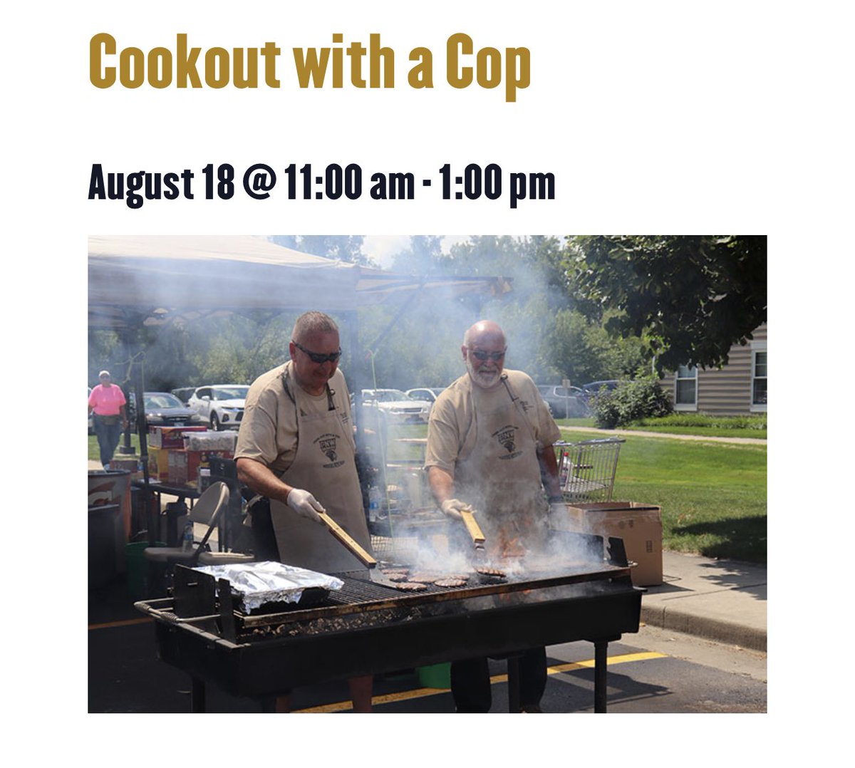 You can find the Swagon by Peregrine Hall again tomorrow for cook out with a cop from 11-1pm. #Swagon #SwagWagon