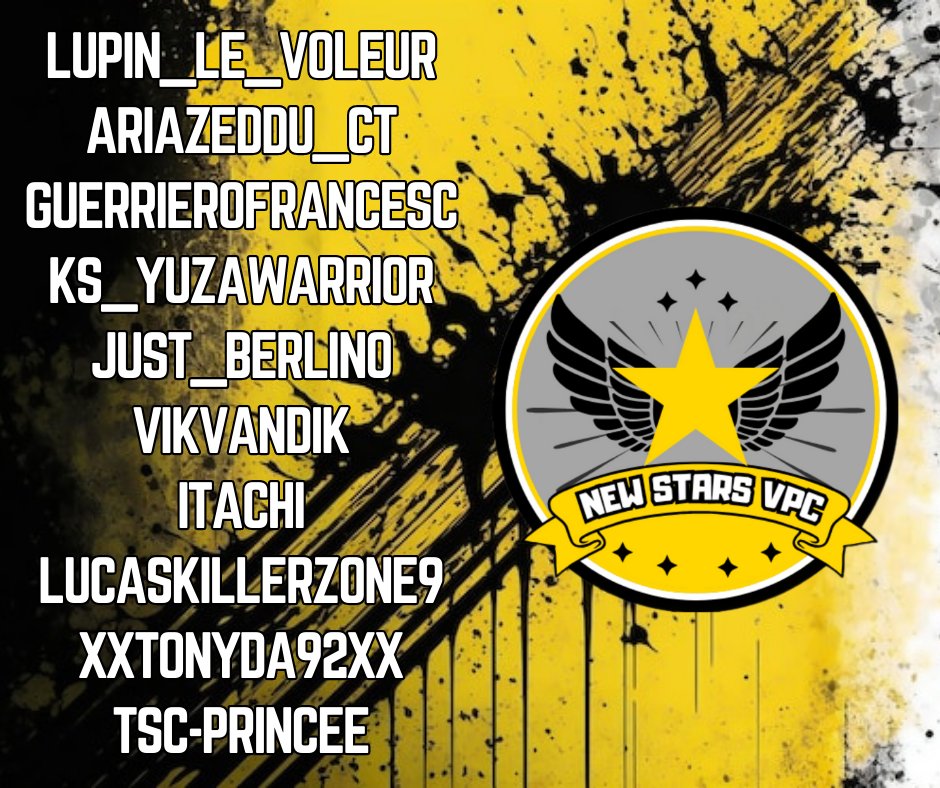 NEW STARS VPC tweet media