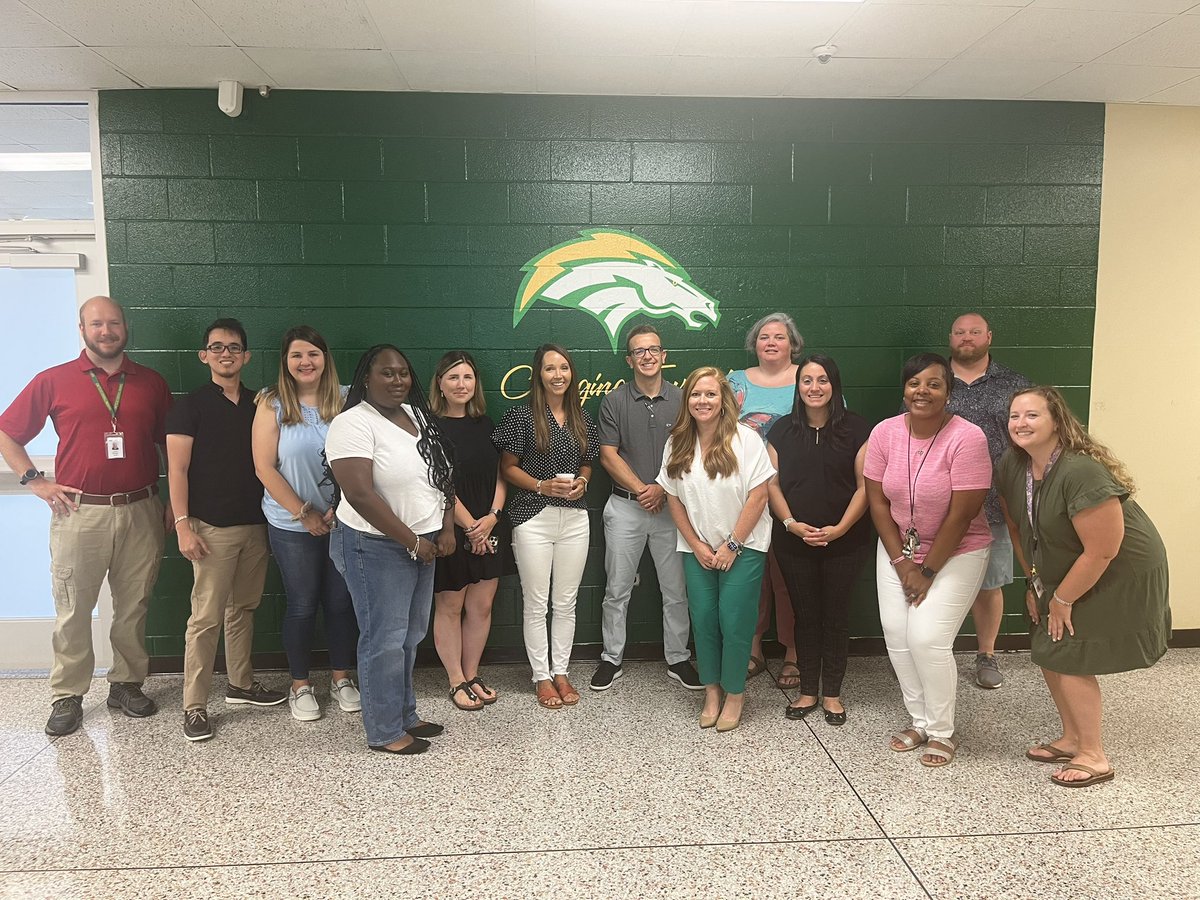 Welcome to Charger Country!! Ayden-Grifton welcomed our new staff into the building. #ChargingTowardsExcellence