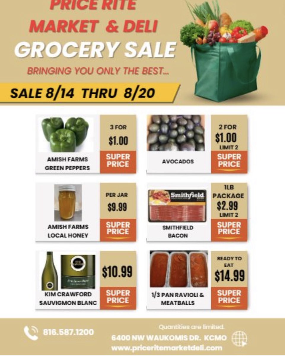 littlestorekc's tweet photo. Have you stopped in and stocked up on some of this week's sale items?  Prices good thru Sunday or while supplies last so come on in! https://t.co/F6ObKIxz5B