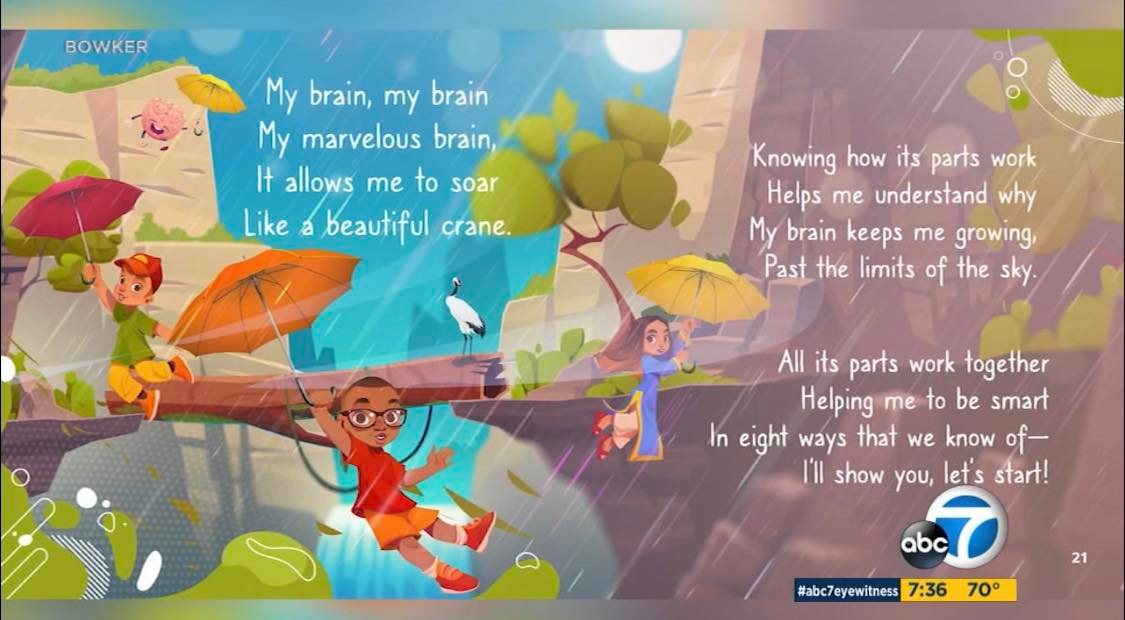 This #BackToSchool season, a new #ChildrensBook is inspiring #kids to embrace their #imagination & their creative mind. 👦🏿👦🏽👦🧠👧👧🏽👧🏿 @GeneinLetford & her 5-year-old son, Shawn, join @ABC7's @ABC7Irene to share My Brain, My Brain, My Beautiful Brain: bit.ly/45yVVIs. 📺