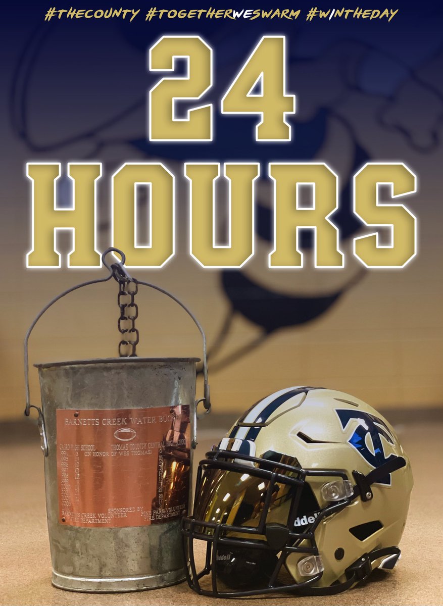 tcchsyjfootball's tweet photo. Tick. Tock. 

#TheCounty #TogetherWeSwarm #W1NTHEDAY #BeatCairo https://t.co/EQHdFrtFoD