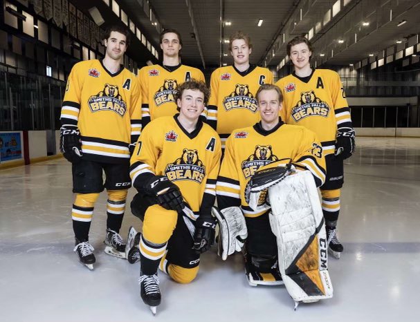 With <a href="/SFBears/">Smiths Falls Bears</a> 23/24 Training Camp opening, I want to wish my graduates moving on to <a href="/NCAA/">NCAA</a> Hockey the Best of Luck &amp; Safe travels. Your contributions to the Winning Culture and Pursuit of Excellence in our time together won’t be forgotten! Thank you men! #LeaveALegacy 🐻
