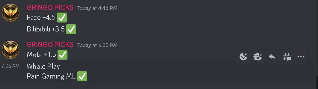 GRINGO PICKS tweet media