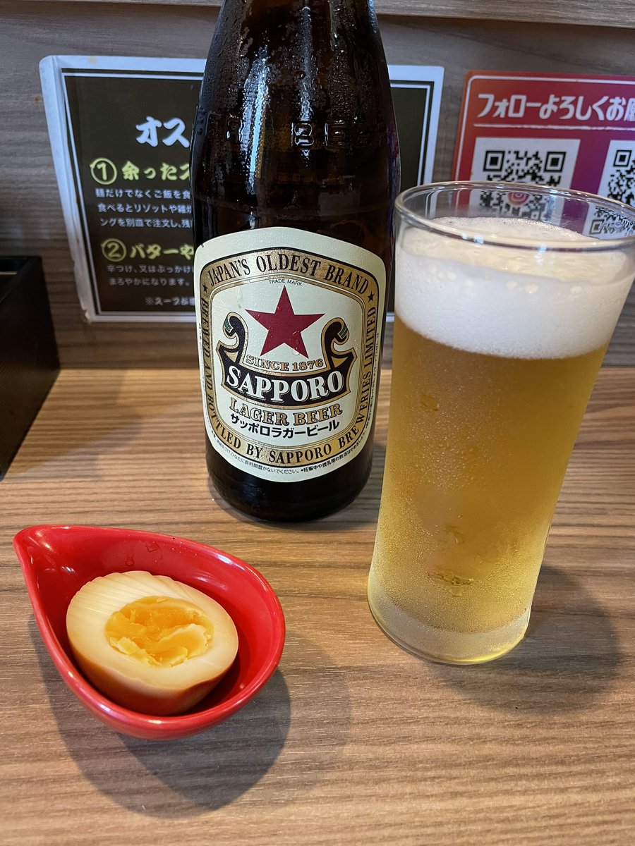 kinsirou1's tweet photo. 北千住
Stand By Me

辛つけ980円
大盛り100円
瓶ビール(赤星)550円

気になってたお店でやっと行けました！！
つけ麺は辛くてコクがありかなり美味しい！店主さんも凄い親切😊
���た行きます！ https://t.co/QmNnpmuwce