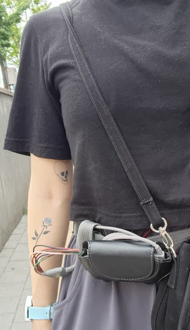 24시심전도 검사한다고 어제 하루 이러고 생활했다강해진것같다 
