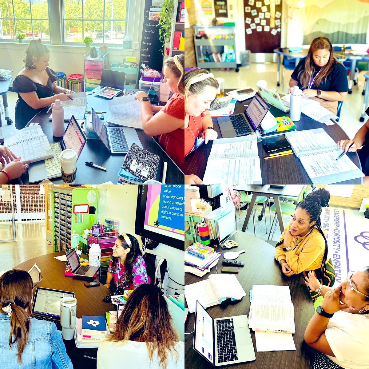 SolarSTEAMGirls's tweet photo. PLCs ✅ What a great Thursday filled with internalizing, practicing and pushing each other to level up our Tier 1 instruction! @TransformDISD @TeamDallasISD @dallasschools @N_Bernardino @Amplify @GreatMindsEd @carnegielearn @livmsantos https://t.co/u0Y8XrMhfV