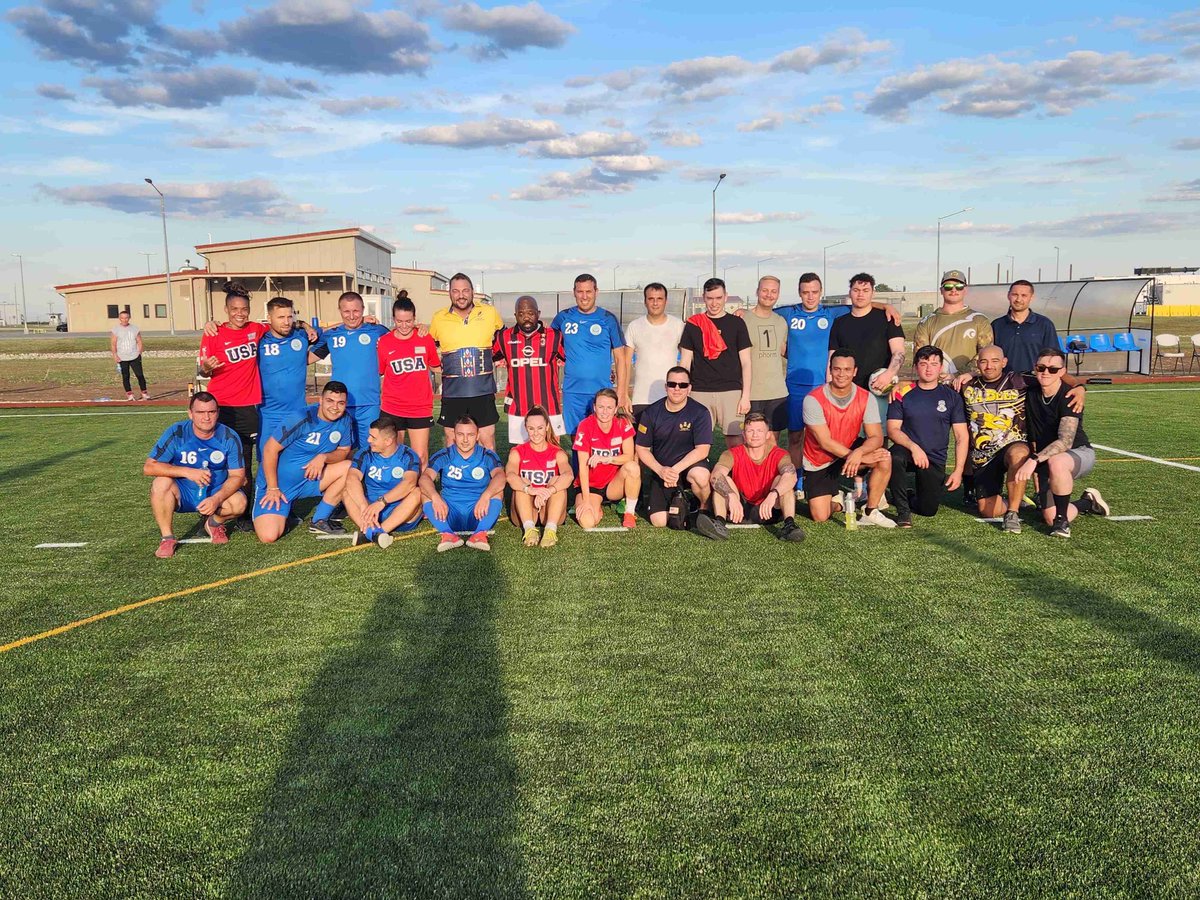 ProSportsMVP's tweet photo. Our latest World Cup Soccer tour is having a great impact on our servicemen and families overseas as they make their way across bases in Europe. https://t.co/HvF3tFqCnw