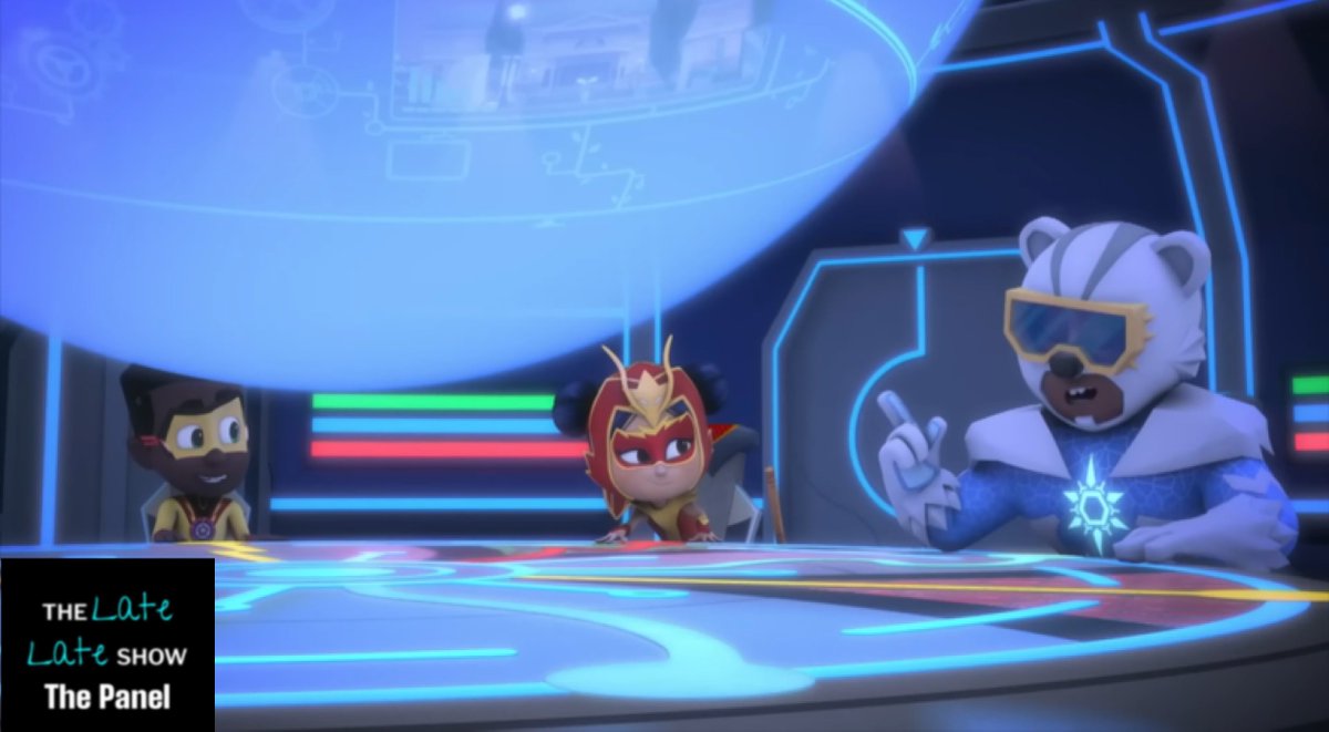 ChanceLewis23's tweet image. An Yu: "So, what's going on in The Panel?"
Newton: "Well, the 4th season of Young Dylan is coming next month."
Ice: "That should be great. I've been watching his show at home."
All: "More of the show coming up!"
#LateLateGekko #ThePanel