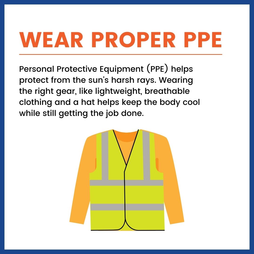 With the days getting hotter and hotter, it's important that we're aware of the dangers of heat illness and how to prevent it. 
Heat illness can develop very rapidly and some syptoms can include headaches, nausea, fatigue, etc.
Here are some tips for preventing heat illness:
