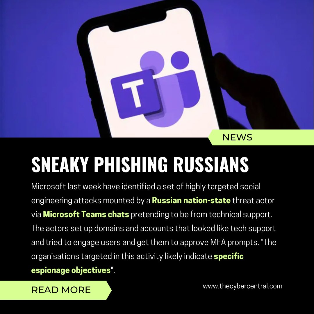 TCC_TimParsons's tweet image. 🎣 Sneaky Phishing Russians 🎣

#russianhackers #russianhacker #phishing #phishingattack #phishingattacks #teams #espionage #cyber #cybersecurity