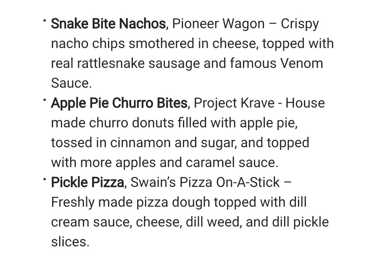 Oklahoma State Fair food isn’t here to make friends this year. (PS I need someone to make me a punch card. I’m going to get them all!)
