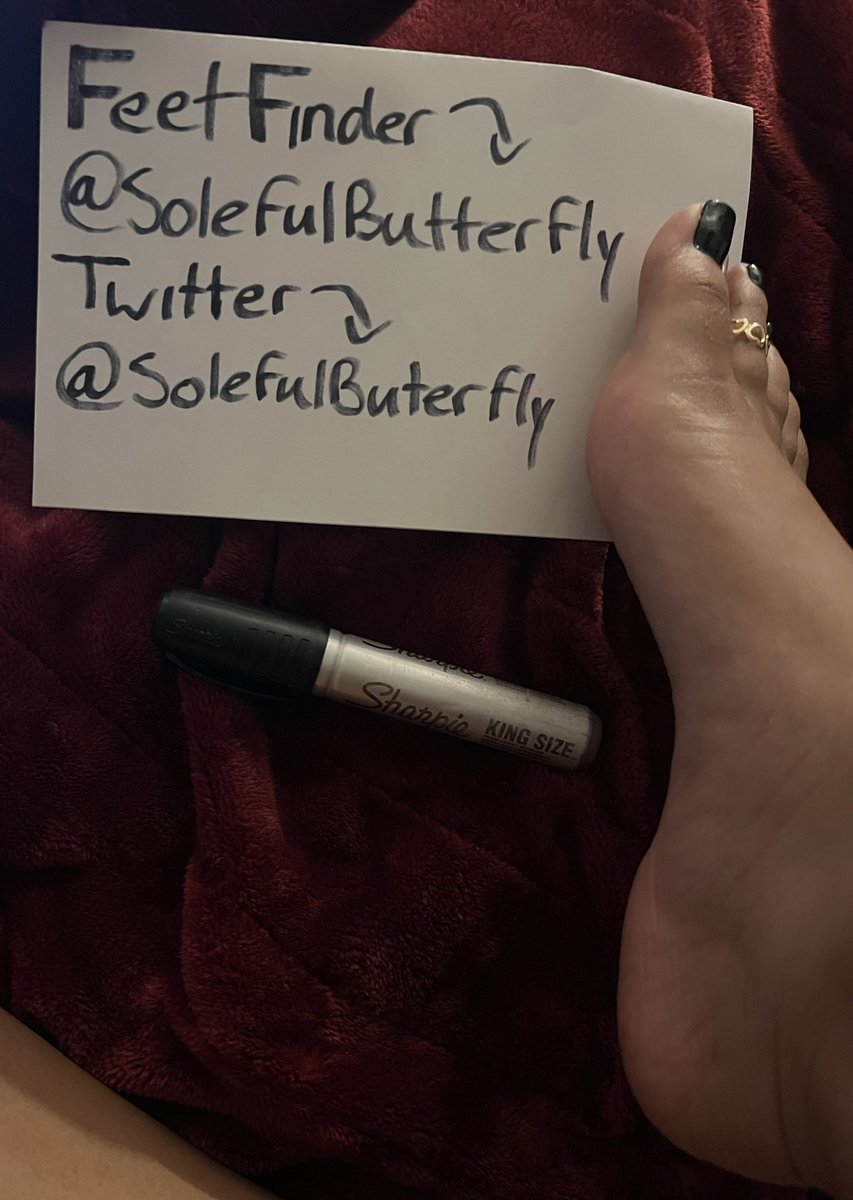 SolefulButerfly's tweet photo. verification post ✔️

#feetfinder #sellingcontent #feetcontent #feetpics https://t.co/MDOlkZdd2h