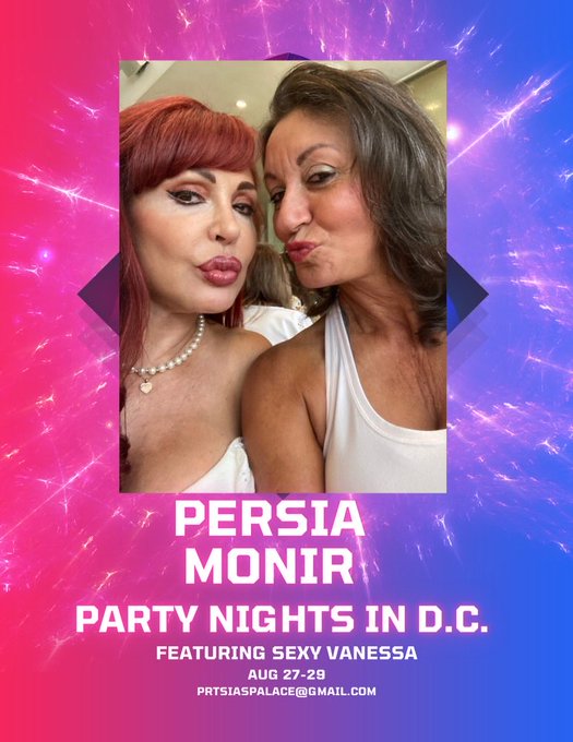 August 27-29 book now email me at PERSIAS palace@gmail.com https://t.co/o9JbcXk6qY<a class="tags" target="_blank" title="On Twitter" href="/?out=eyJ0eXAiOiJKV1QiLCJhbGciOiJIUzUxMiJ9.eyJpYXQiOjE3MjA4NzQ1MzUsImlzcyI6InR3cG9ybnN0YXJzLmNvbSIsIm5iZiI6MTcyMDg3NDUzNSwiZXhwIjoxNzUyNDEwNTM1LCJyZWRpcmVjdF91cmwiOiJodHRwczovL3R3aXR0ZXIuY29tL2dtYWlsIn0.N-GVCqCJvvkUJrBF86X2A2XjSMEnXBEk55bXxhhzUxvHAe5_C7F-tBcJFvRrBfOKQW7HT5enOb7ERlivEgVF0w">@gmail</a>